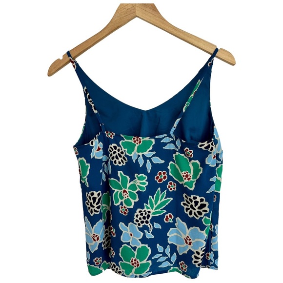 Banana Republic Factory Floral Tank Top Scoop Neck Size XS - Picture 8 of 9